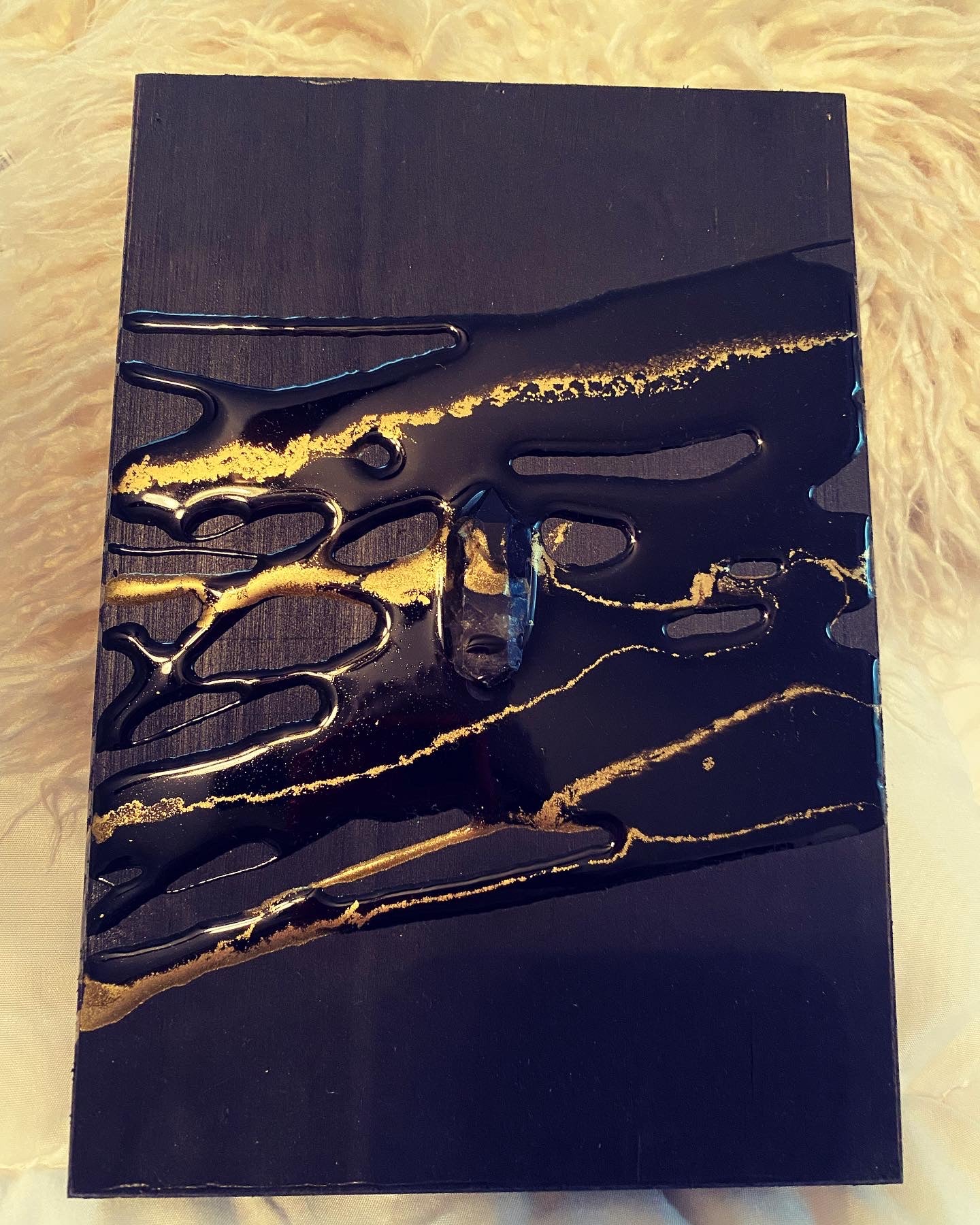 Crystal w/ resin