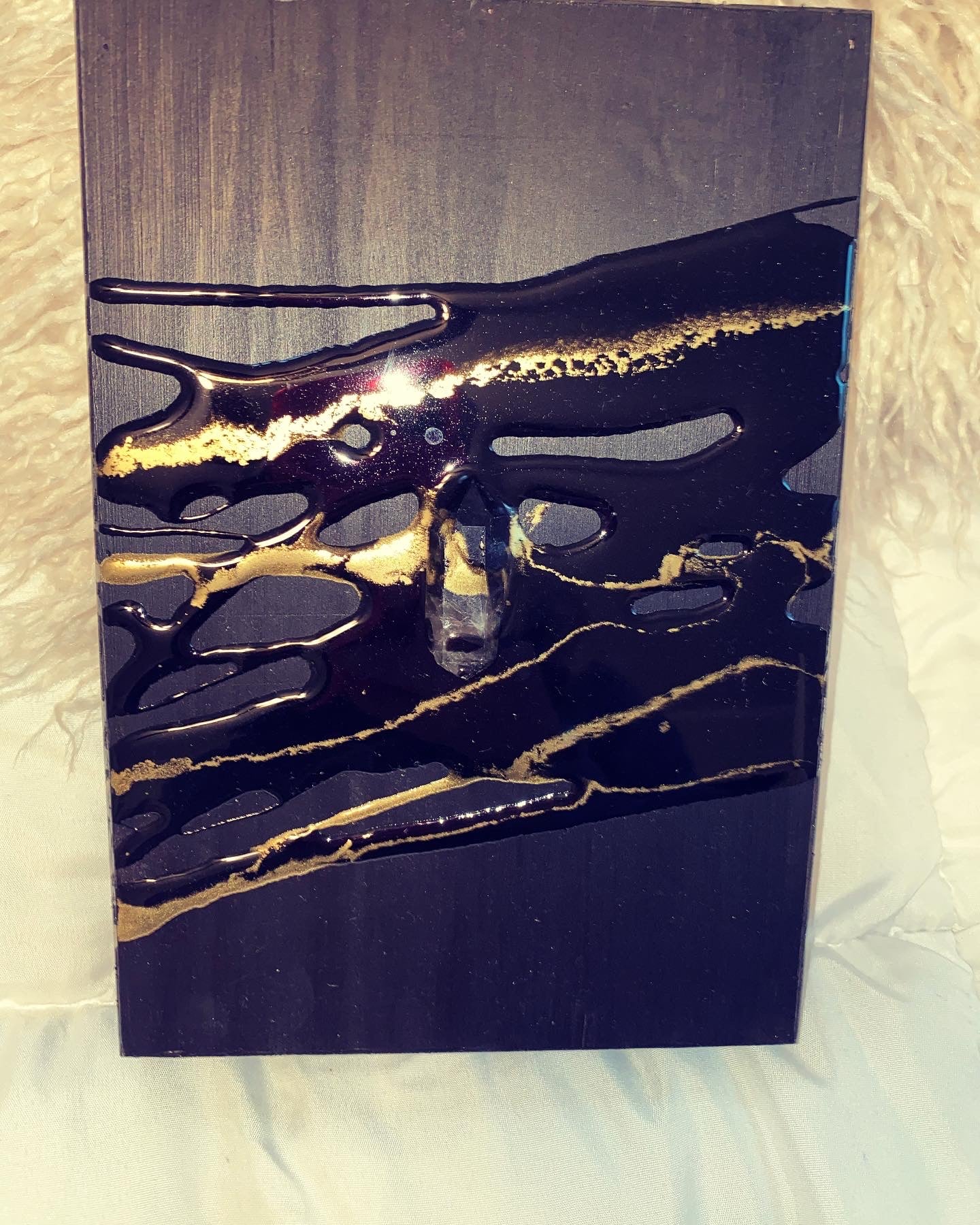 Crystal w/ resin