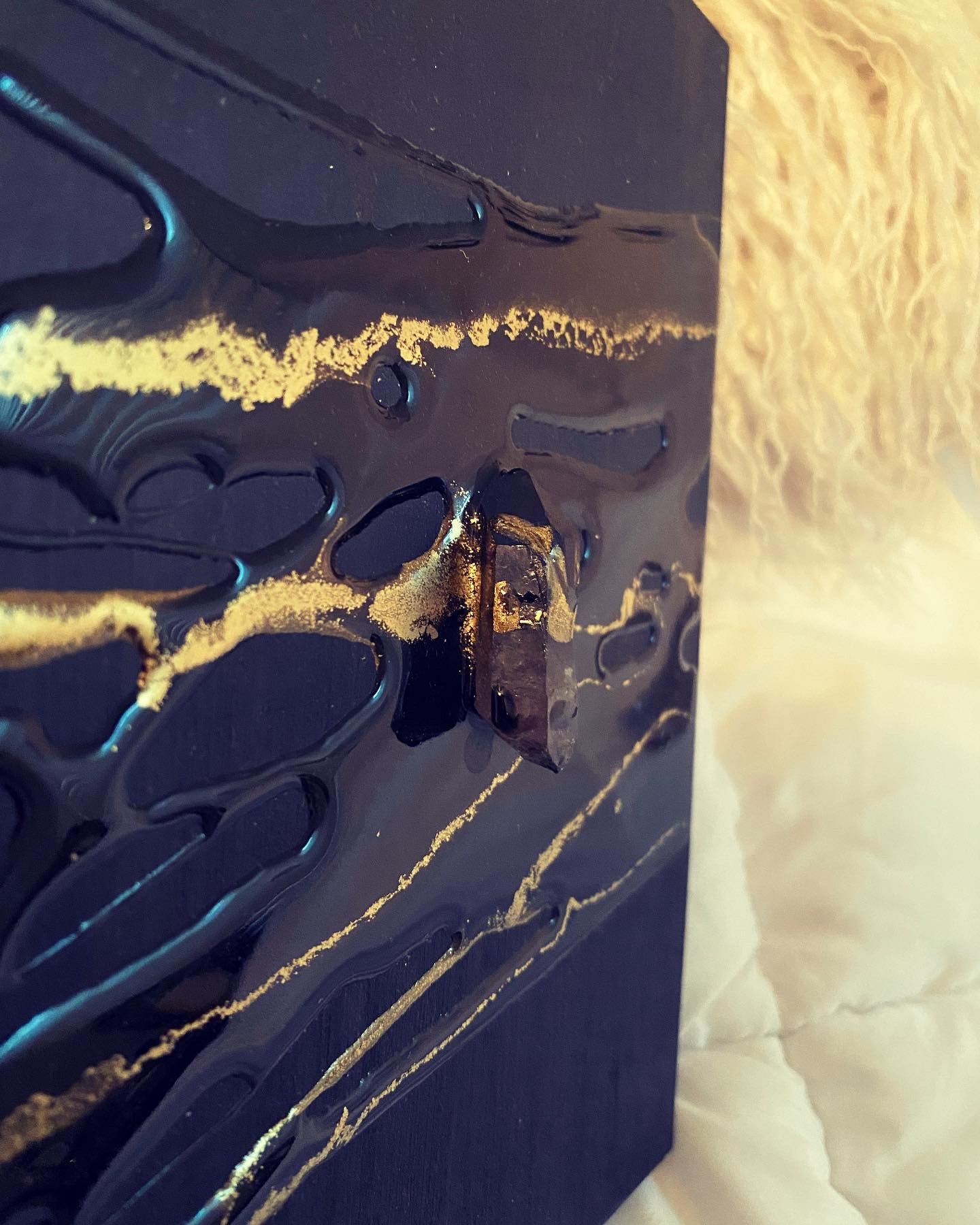 Crystal w/ resin